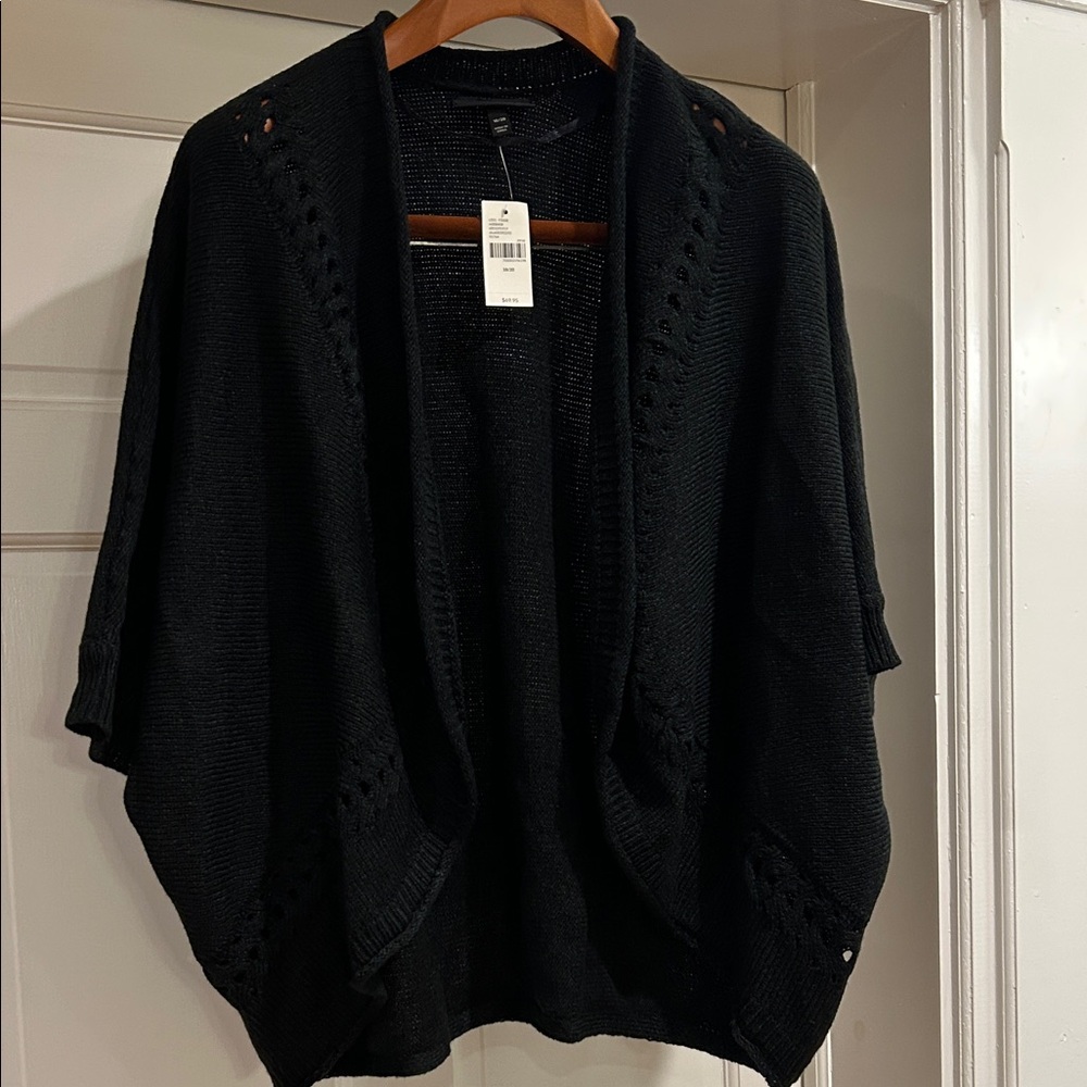 Lane Bryant Black Women's Poncho Sweater size. 18/20. NEW